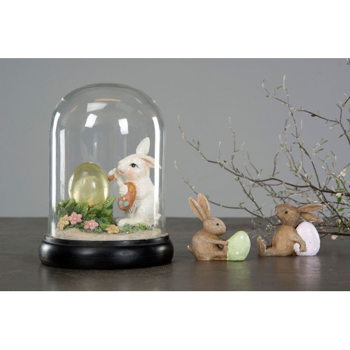 Dekoracija Rabbit With Egg Poly Mix