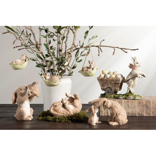 Kabinama dekoracija, Bunnies on Cabbage Leaf, mix