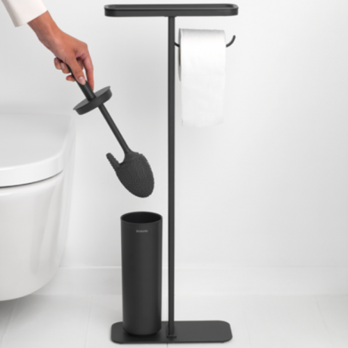 Stovas tualeto priemonėms Brabantia MINDSET, tamsiai pilkos sp.