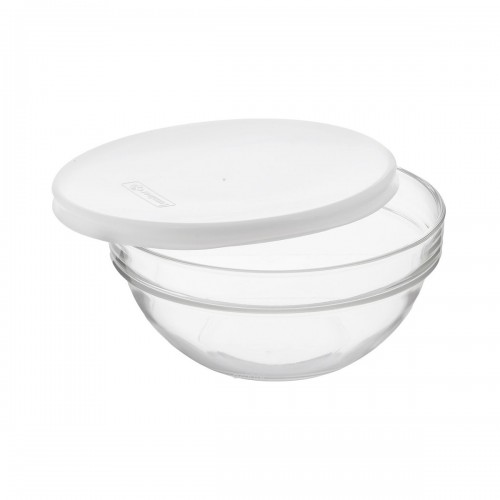 Skaidri stiklinė salotinė su dangčiu Luminarc EMPILABLE, 23 cm