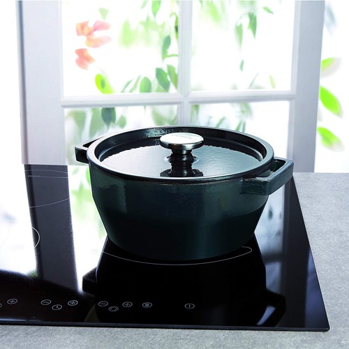 Pilkas ketaus puodas troškintuvas Pyrex SLOWCOOK, 28 cm 6,3 l