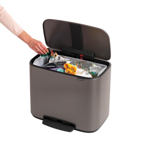 Šiukšlių dėžė Brabantia Platinum BO PEDAL, 36 l