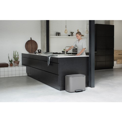 Šiukšlių dėžė Brabantia Platinum BO PEDAL, 36 l