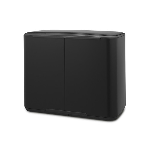 Šiukšlių dėžė rūšiavimui Brabantia MATT BLACK BO, 3x11 l