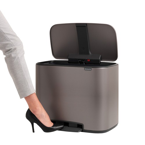Šiukšlių dėžė Brabantia Platinum BO PEDAL, 36 l