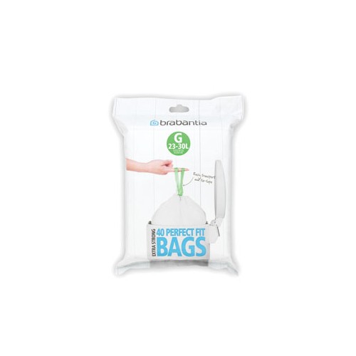 Šiukšlių maišai Brabantia PERFECTFIT G dydis 23-30 l, 40 vnt.