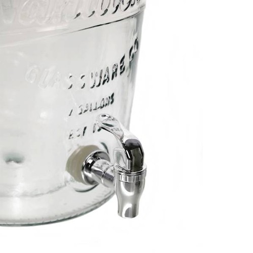 Stiklinis šaltų gėrimų dalytuvas, 8 l