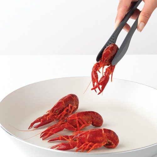 Pilkos virtuvinės žnyplės Brabantia TASTY+, 29,2 cm