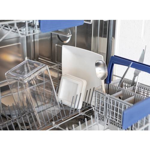 Šviesiai pilkas kvadratinis hermetinis indas Brabantia TASTY+, 0,7 l