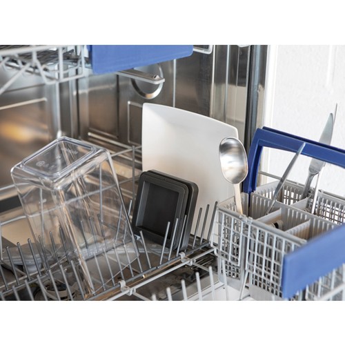 Tamsiai pilkas kvadratinis hermetinis indas Brabantia TASTY+, 0,7 l