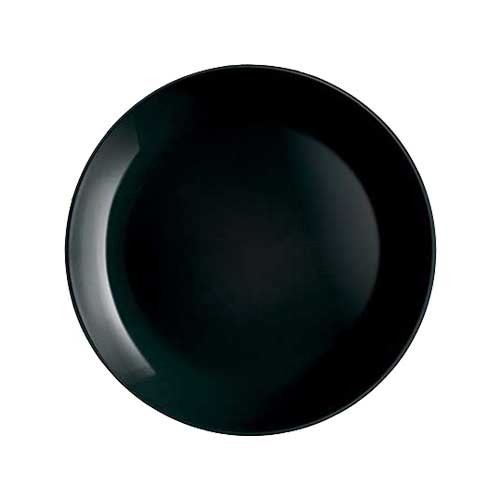 Juoda lėkštė Luminarc DIWALI, 25 cm