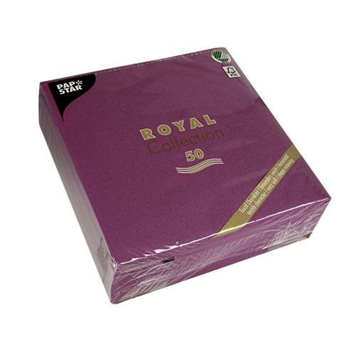 Violetinės spalvos servetėlės PapStar ROYAL, 50 vnt. *