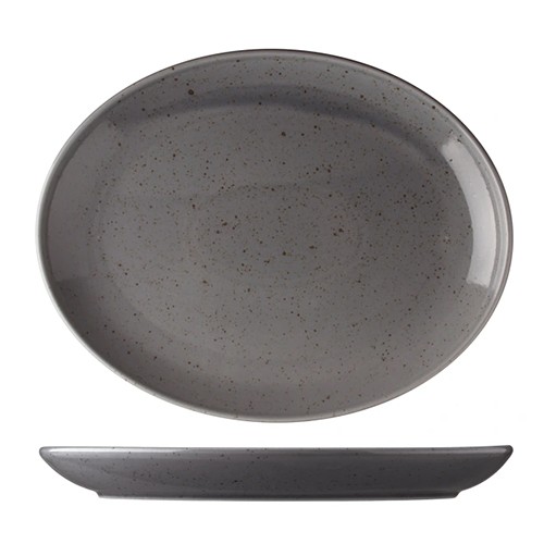 Lėkštė Benedikt LIFESTYLE, pilkos sp., 32x25 cm