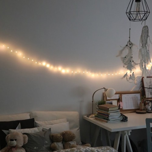 LED girlianda, 100 lempučių su laikmačiu