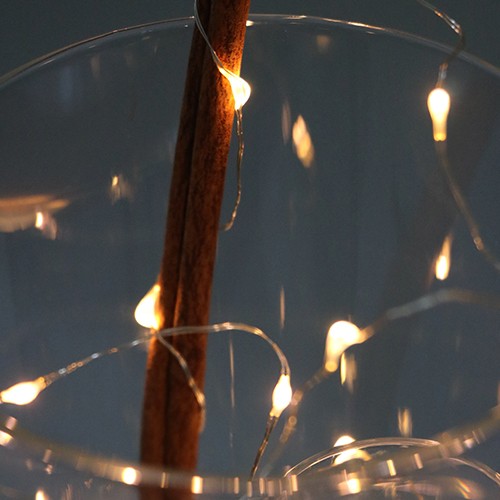 LED girlianda, 20 lempučių su laikmačiu