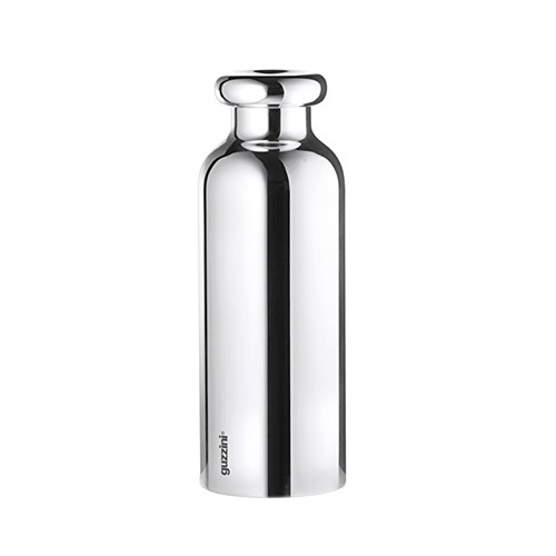 Sidabrinės spalvos termo gertuvė Guzzini ENERGY, 500 ml