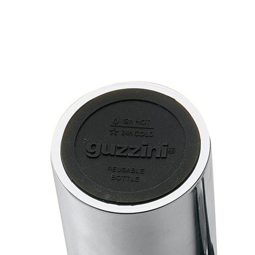 Sidabrinės spalvos termo gertuvė Guzzini ENERGY, 500 ml