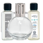 Kvapų lempos rinkinys Maison Berger ESSENTIAL 2x250 ml Cotton caress ir Air pur, skaidrus