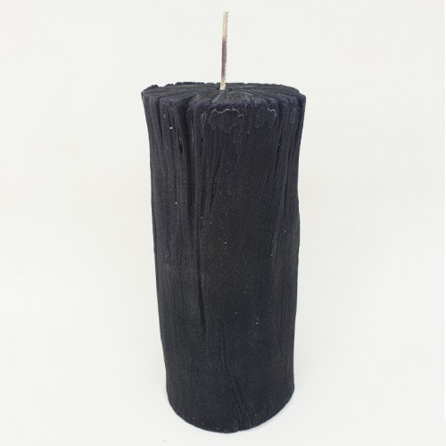 Juoda žvakė Baltic Candles  CHARCOAL, 15 cm