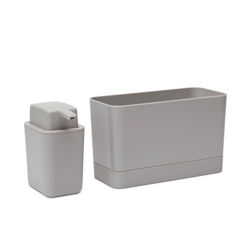 Kriauklės aksesuarų rinkinys Brabantia Mid Grey