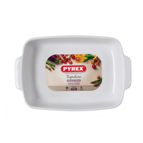 Kepimo forma Pyrex SIGNATURE stačiakampė, pilka, 35x25cm 4,7l
