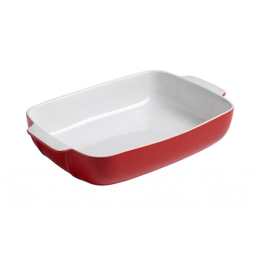 Kepimo forma Pyrex SIGNATURE stačiakampė, raudona, 25x19cm, 1,6l