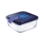 Hermetinis indas Luminarc EASY BOX, kvadratinis, 1.22 l