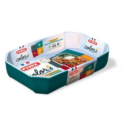 Kepimo forma  Pyrex COLORS, mėlyna, 33x22cm 3,2l