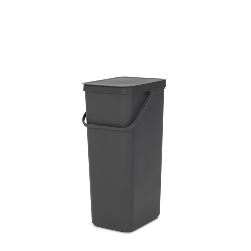 Šiukšlių dėžė Brabantia Sort & Go Grey,  40L