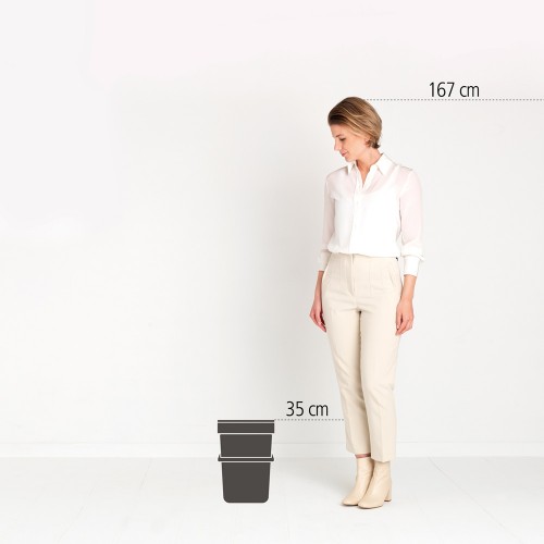 Šiukšlių dėžė Brabantia Sort & Go Fir Green, 12l