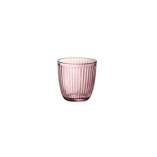 Stiklinė Bormioli Rocco LINE, žema, rožinė, 290ml