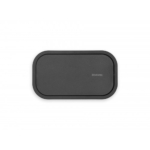 Vonios mini šiukšlių dėžė Brabantia MINDSET CADDY, t. pilka, 8,5x15 cm