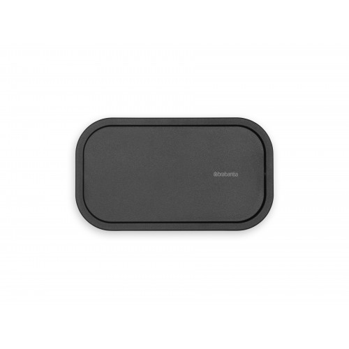 Vonios mini šiukšlių dėžė Brabantia MINDSET CADDY, t. pilka, 8,5x15 cm
