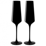 Taurės šampanui LEONARDO ETNA,  juodos, 280ml, 2vnt