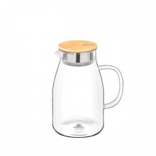 Skaidrus ąsotis su dangteliu Wilmax 1,5 l