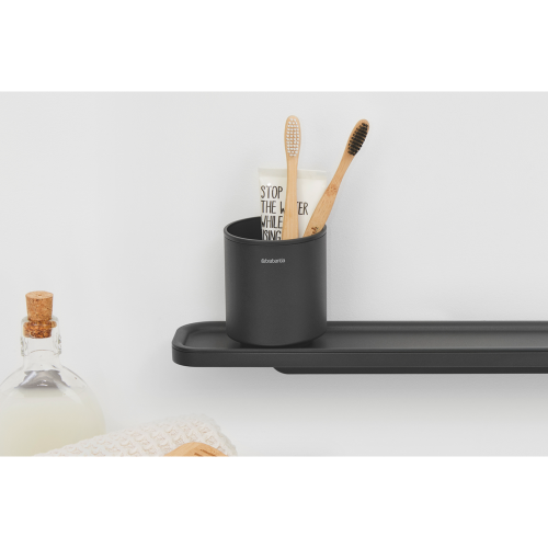 Tamsiai pilkas dantų šepetėlių laikiklis Brabantia MINDSET