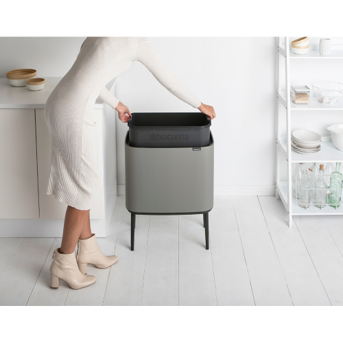 Šiukšlių dėžė Brabantia Bo Touch 36l, pilka