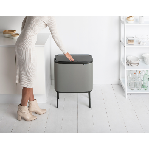 Šiukšlių dėžė Brabantia Bo Touch 36l, pilka
