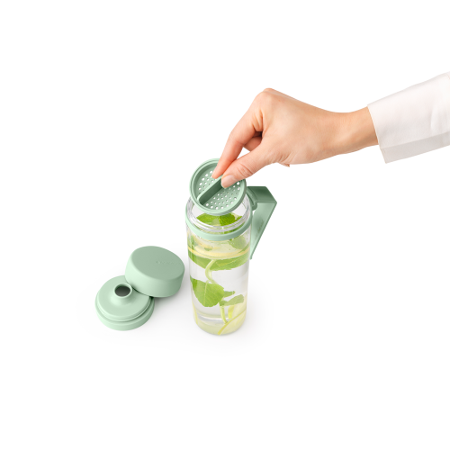 Gertuvė su sieteliu Brabantia MAKE & TAKE, žalios sp., 0.5L