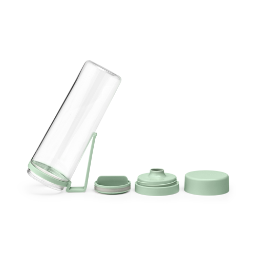 Gertuvė su sieteliu Brabantia MAKE & TAKE, žalios sp., 0.5L