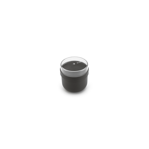 Pusryčių indelis Brabantia Make & Take, tamsiai pilkos sp, 0,5 L