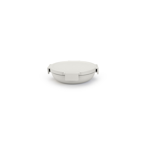 Pietų dėžutė Brabantia Make & Take, apvali, šviesiai pilkas, 1L