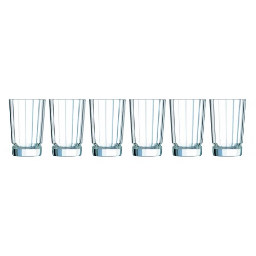 Stikliukai Cristal D'Arques MACASSAR 6 vnt, 60 ml