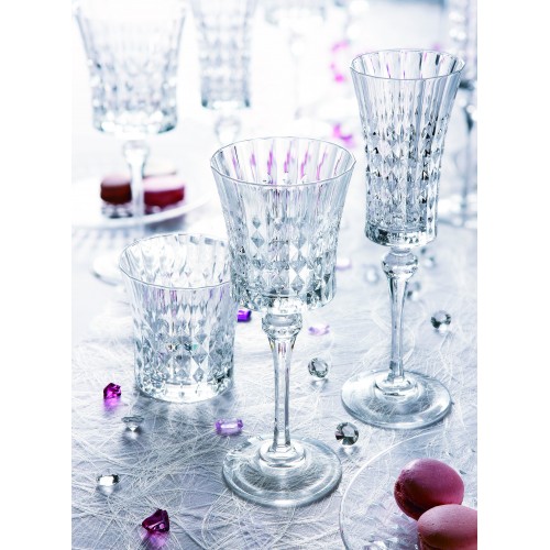 Taurių šampanui rinkinys Cristal d‘arques, LADY DIAMOND, 6 vnt,150 ml