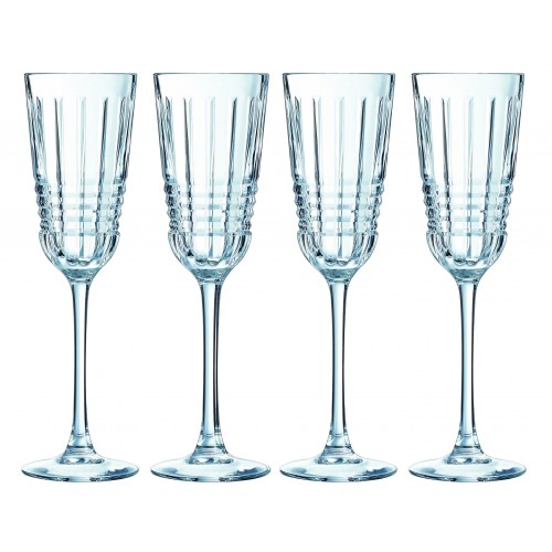 Taurės šampanui Cristal d‘arques, RENDEZ-VOUS 6 vnt, 170 ml