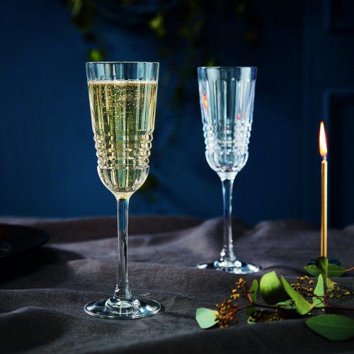 Taurės šampanui Cristal d‘arques, RENDEZ-VOUS 6 vnt, 170 ml