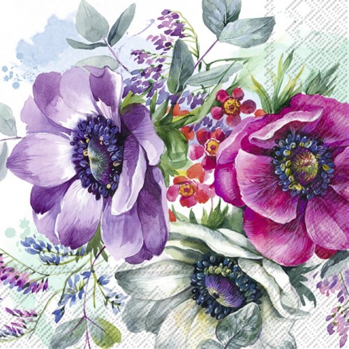 Servetėlės IHR NORA BUNCH, Įvairių Sp., 33x33 cm