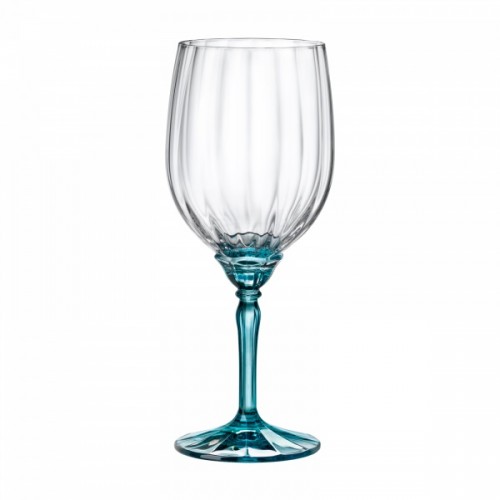 Taurė baltam vynui Bormioli Rocco FLORIAN BLUE, 380 ml