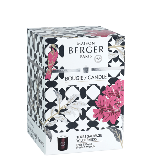 Žvakė Maison Berger PRISME Wilderness, bordo, 240g