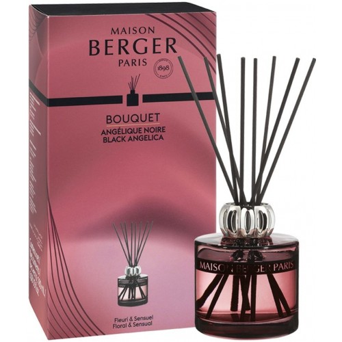 Kvapas namams Maison Berger DUALITY Black Angelica 180ml, Bordo